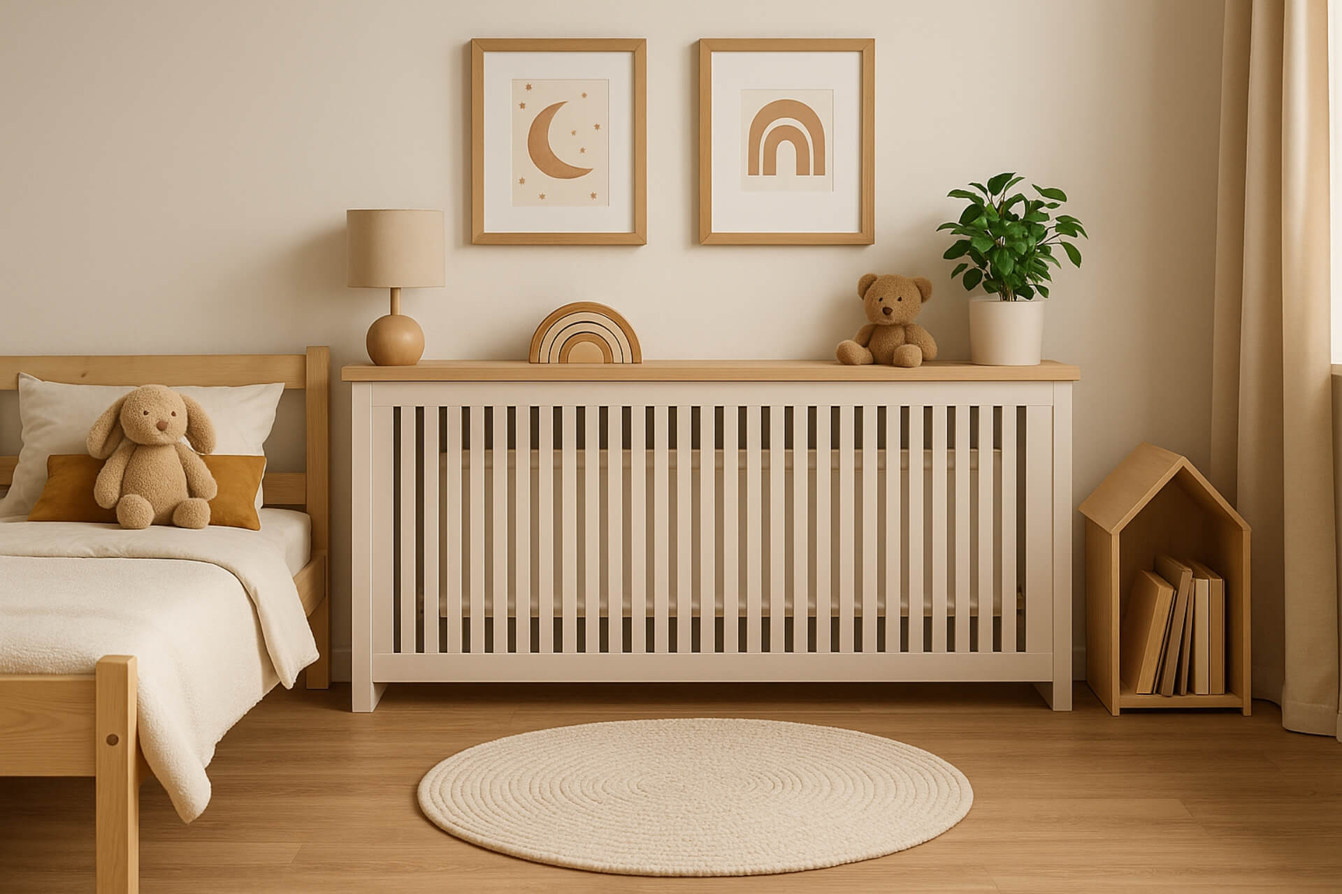 jak zamaskować grzejnik żeliwny na przykładzie osłony z mdf